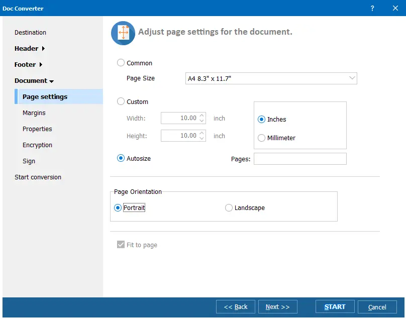 Doc Converter Wizard Paper Prop