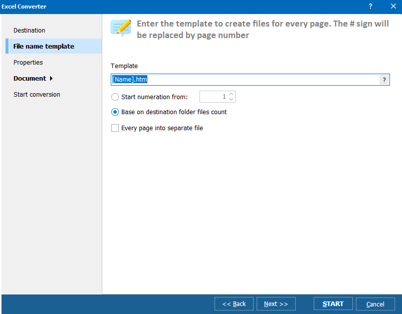 Total Excel Converter Template