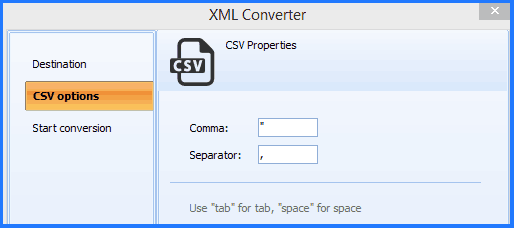 Total XML Converter - XML to DBF batch conversion
